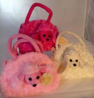 Lulu Plush Bag Hot Pink 