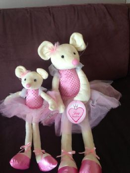 Ballet Mouse 40 cm  - Plush  - BR040 - Cocomotion  