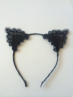 Lace Kitty Black 