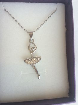 Ballerina H Necklace 