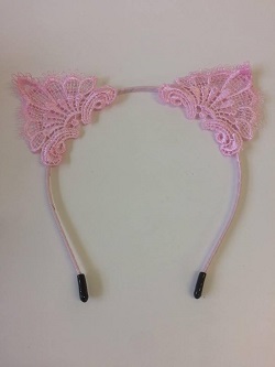 Lace Kitty Pink 