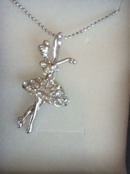 Ballerina K Necklace 